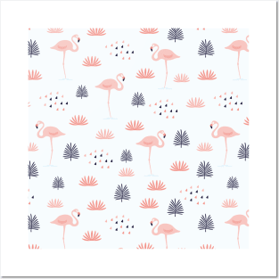 Cartoon Birds Pattern Design Posters and Art